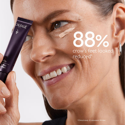Caudalie Premier Cru Anti-Aging Eye Cream for Fine Lines and Wrinkles – 15 mL
