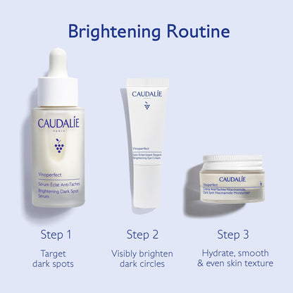 Caudalie Vinoperfect Brightening Dark Spot Serum Gift Set – Full Size + 2 Travel-Size Extras