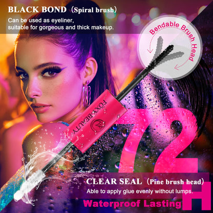 CCODDY Bombshell X Lash Clusters Kit – 5D Mink, 480Pcs, Glue & Tools