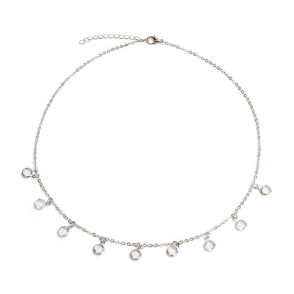 Simple Little Diamond Necklace