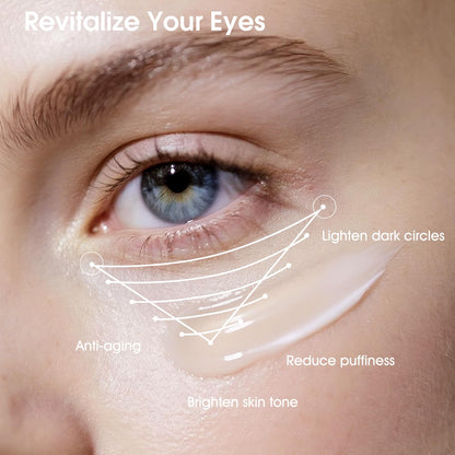 ceedoo Eye Cream for Wrinkles & Fine Lines | Ceramides, Peptides & Caffeine