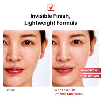 Cell Fusion C Laser UV Defense SPF 50 Sunscreen – PDRN & 6 Ceramides, Soft Matte Finish, 50 ml