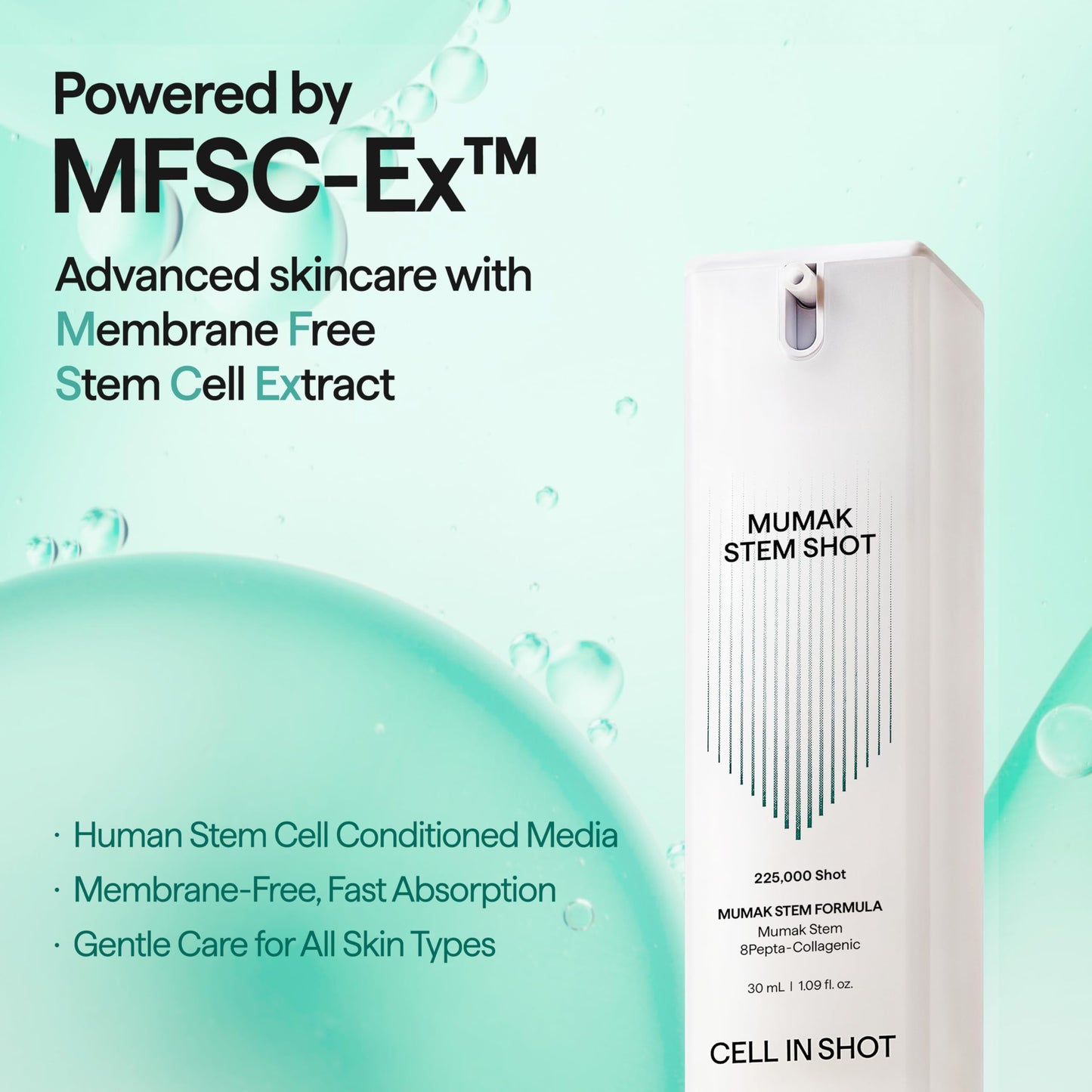 CELL IN SHOT Mumak Stem Shot – Skin Lifting & Elasticity Booster with MFSC® Stem Cell Technology
