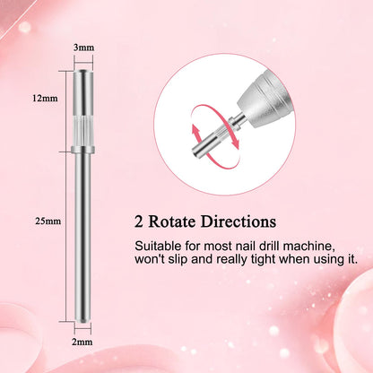 Cellentool 200 Pcs Small Sanding Bands with 3.1mm Mandrel Bit — 150/180/240 Grits for Acrylic & Gel Manicures