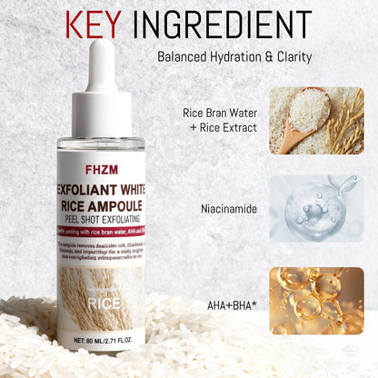 CellJuvMax 2PCS Rice Exfoliating Ampoule Set – Dual Brightening & Hydration