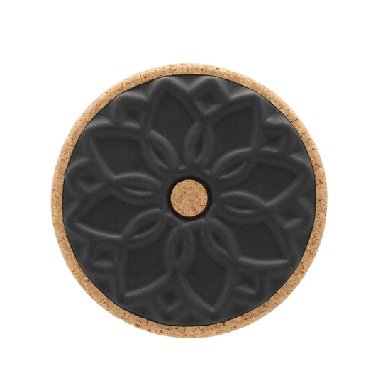 Ceramic Hot Pot Stand Elvira - Black