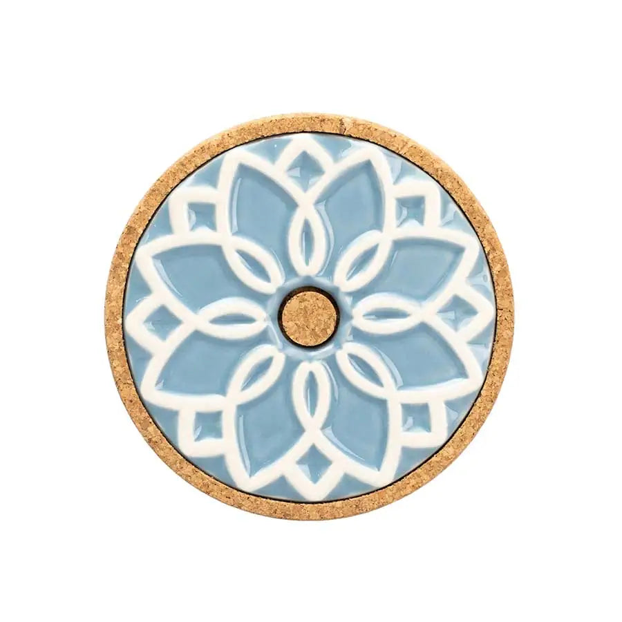 Ceramic Hot Pot Stand Elvira - Blue
