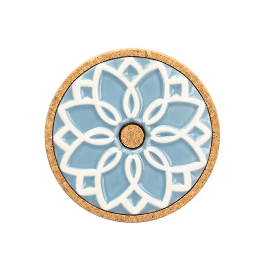 Ceramic Hot Pot Stand Elvira - Blue