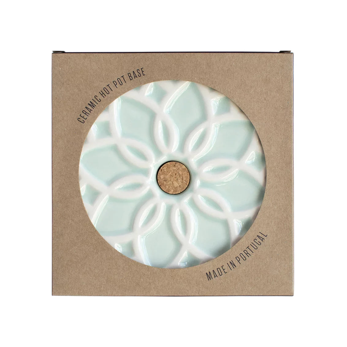 Ceramic Hot Pot Stand Elvira - Mint