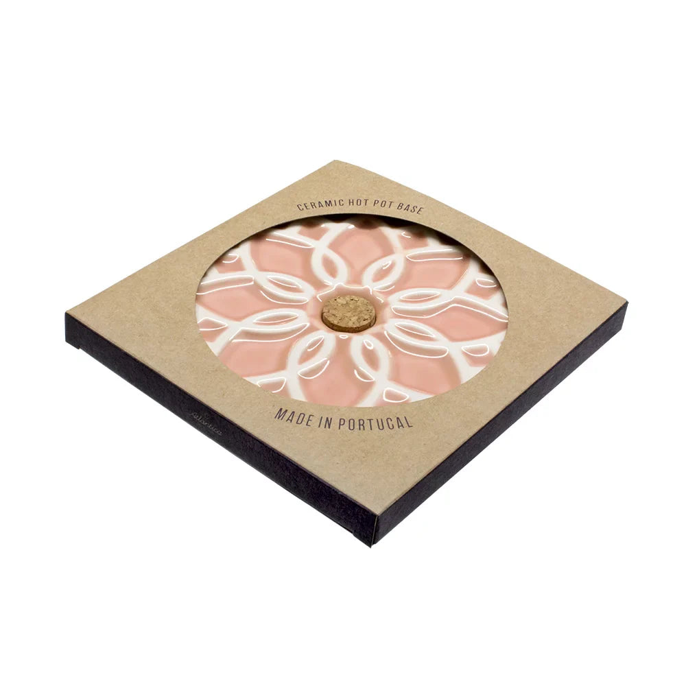 Ceramic Hot Pot Stand Elvira - Pink
