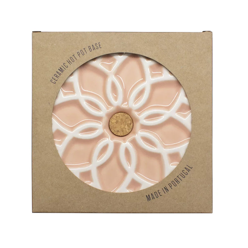 Ceramic Hot Pot Stand Elvira - Pink