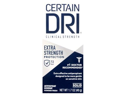 Certain Dri Anti-Perspirant Solid 1.7 oz – Pack of 6 | Long-Lasting Sweat Protection
