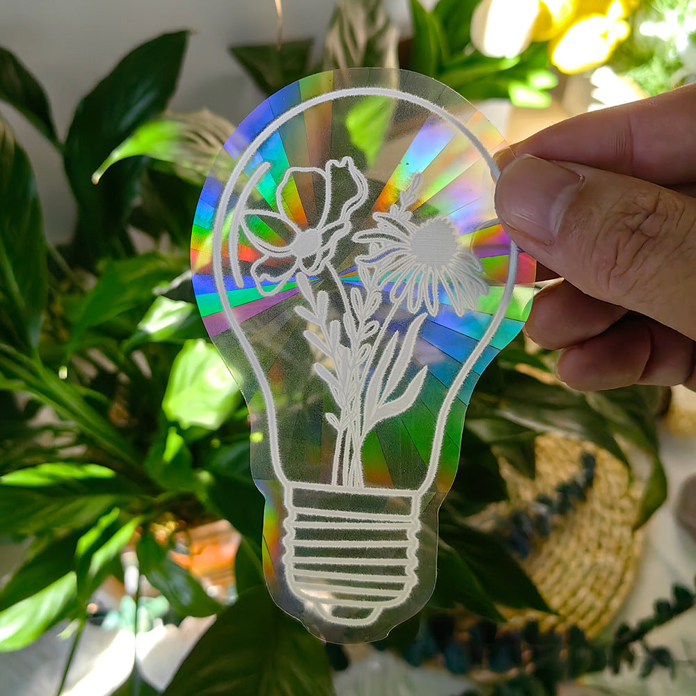 Colourful Suncatcher Rainbow Prism Glass PVC Window Film