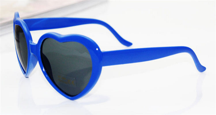 Heart-Shaped Light Diffraction Glasses