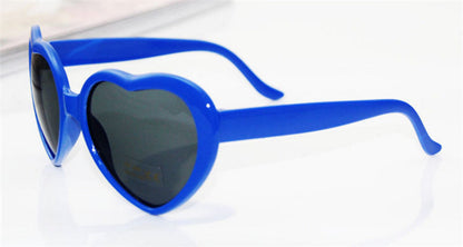 Heart-Shaped Light Diffraction Glasses