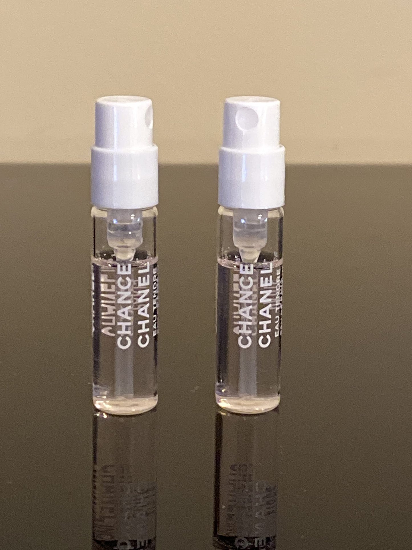 CHANEL Chance Eau Tendre Vial Sampler Set – 2 x 0.05 oz / 1.5 ml for Women