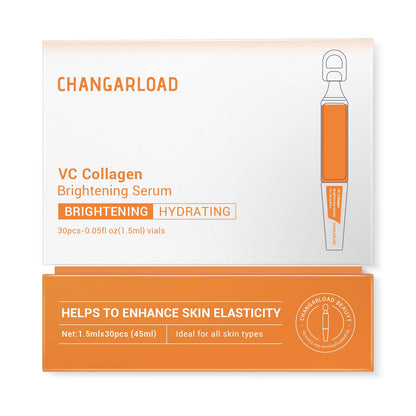 CHANGARLOAD 30% Vitamin C Serum with Hyaluronic Acid & Rose Stem Cells – Brighten, Smooth, and Support Radiant Skin