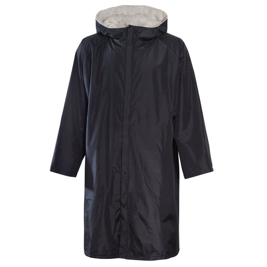 Changing Robe Kids Unisex Hooded Coat Black/Grey Windproof Waterproof Quick Dry for Beach Surfing Swimming by Heatwave Thermalwear