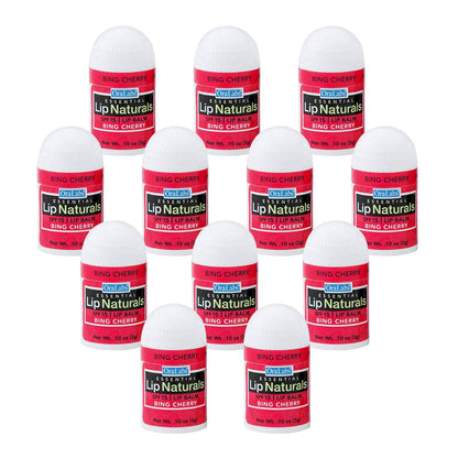 CHAP-ICE Lip Naturals Mini Bing Cherry Lip Balm SPF 15 - 12-Pack, Made in USA