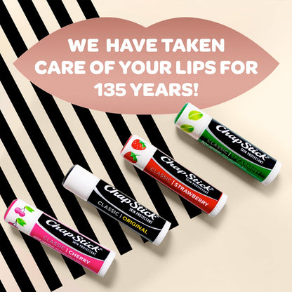 ChapStick Cake Batter Lip Balm Bulk 12-Pack – Sweet Moisturizing 0.15 oz