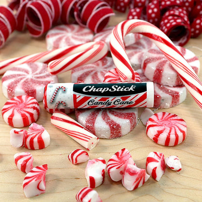 ChapStick Candy Cane Lip Balm – 6-Count Minty Moisturizer | Fresh Holiday Lip Care