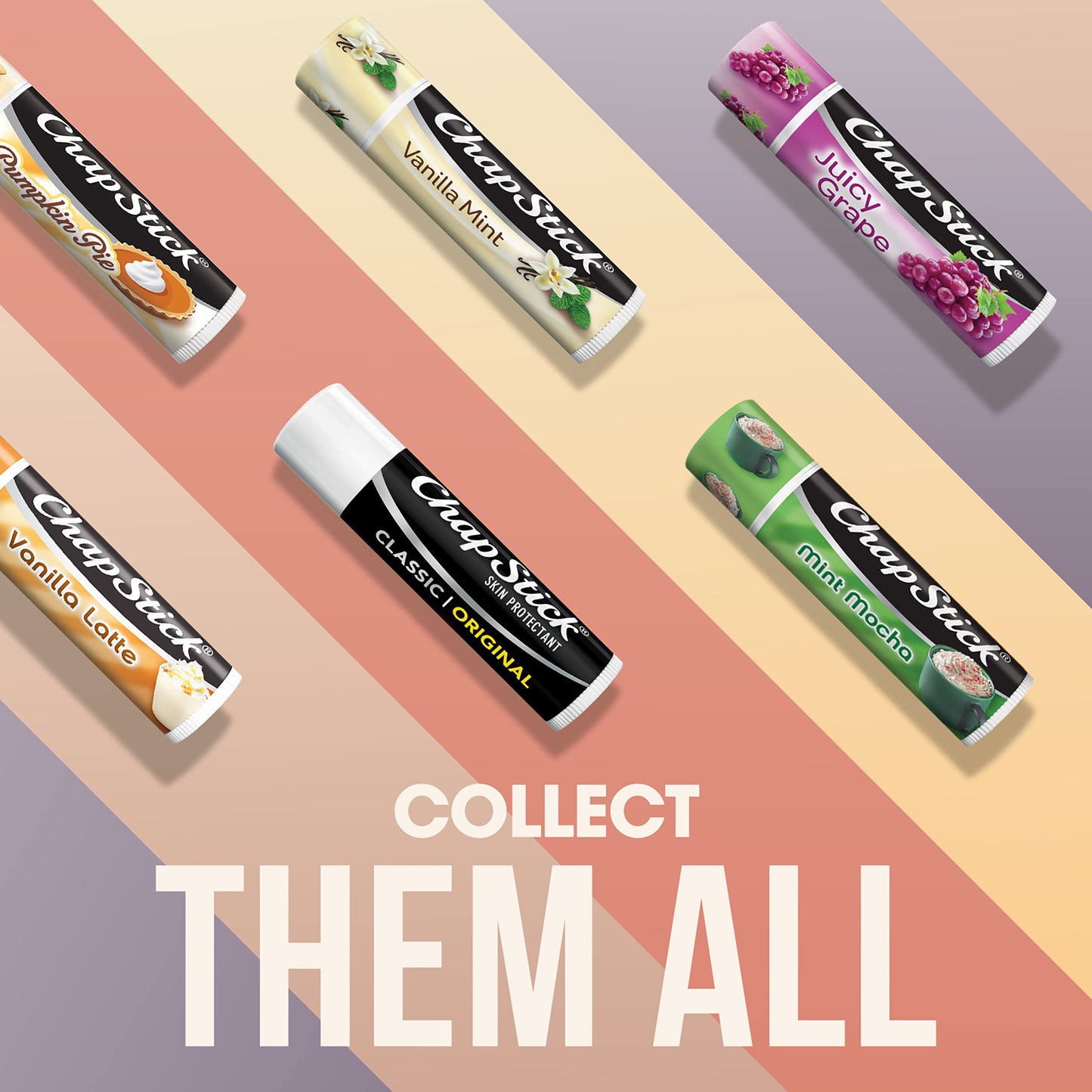 ChapStick Classic Original Lip Balm Tubes – 12 Pack (0.15 oz) | Lip Care