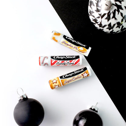 ChapStick Bulk Lip Balm – Holiday Variety 3-Packs (18 Sticks) Candy Cane, Sugar Cookie, Pumpkin Pie