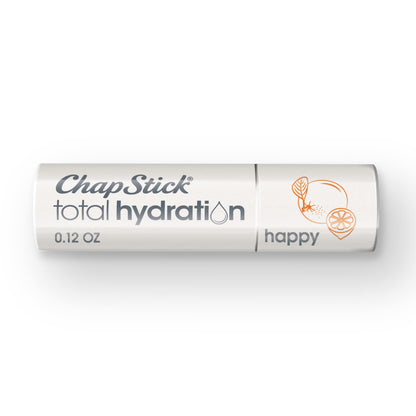 ChapStick Total Hydration Essential Oils Happy Orange and Lemon Lip Balm Tube – 0.12 oz
