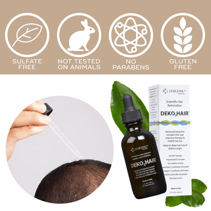 Charismo USA Dekohair Regrowth Serum — Stops Thinning, Boosts Root Volume