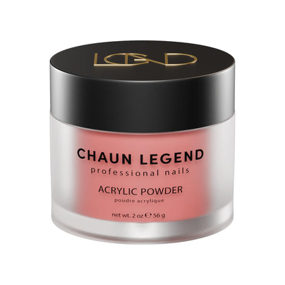 Chaun Legend Acrylic Powder 2oz Melon Mist – Long-Lasting Shimmery Nail Powder for Pros