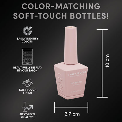 Chaun Legend Blossom LG5006 UV Gel Nail Polish – Pink Nude, 0.5 oz, Quick Dry & High Shine