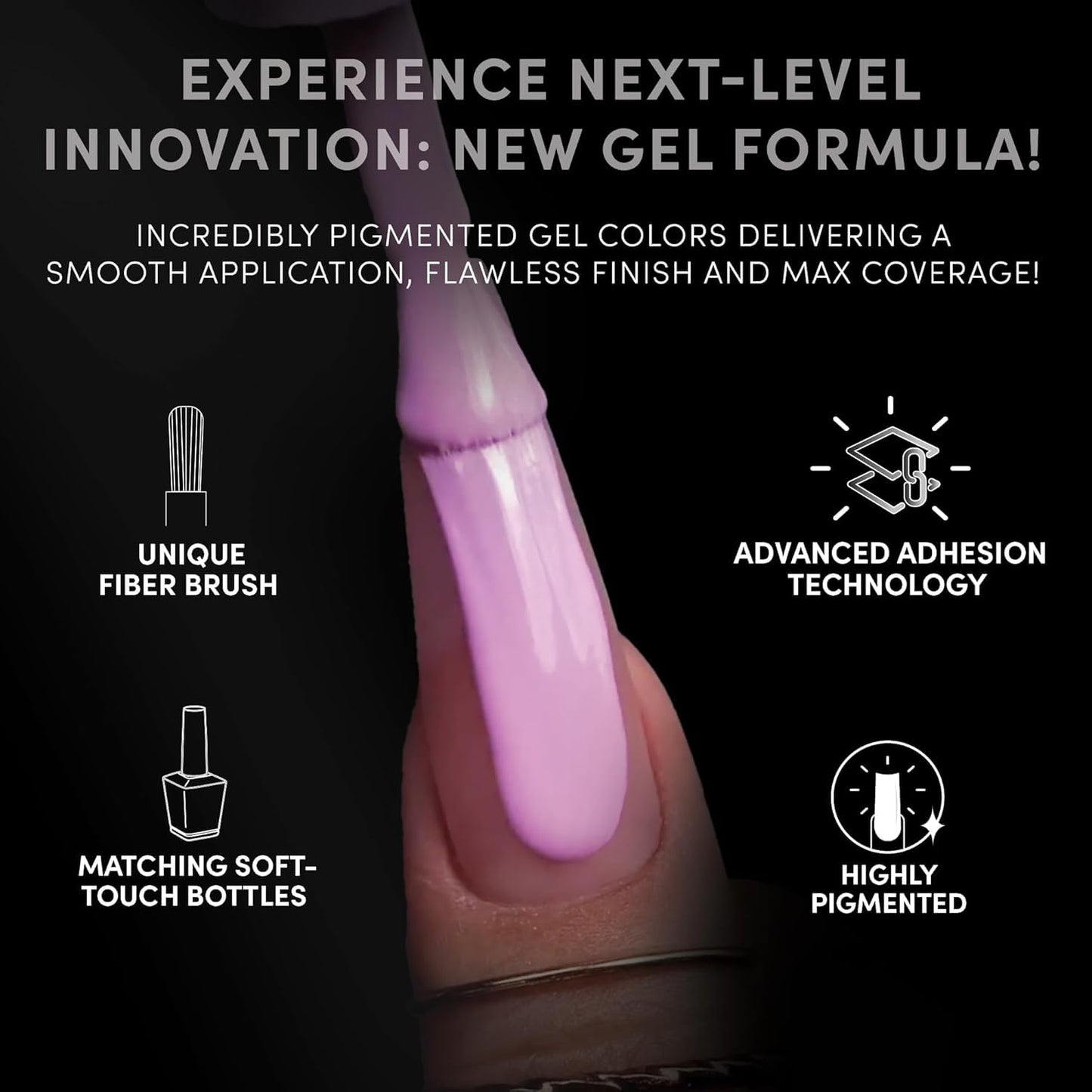 Chaun Legend UV LED Gel Nail Polish Collection – 6 Shades, Long-Lasting & High Shine