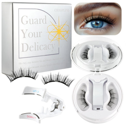 Chensplend Magnetic Eyelashes with Applicator – Feathery, Natural Look, Glue-Free Lashes (M04)