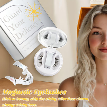 Chensplend Magnetic Eyelashes with Applicator – Feathery, Glue-Free, Easy Wear Kit