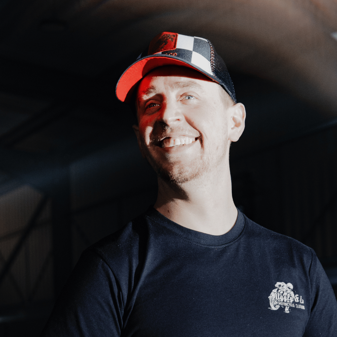 Chequered Flattrack Cap