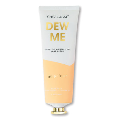 Chez Gagné Dew Me Hand Crème – Grapefruit Scented, 3.4oz, Intensely Moisturizing