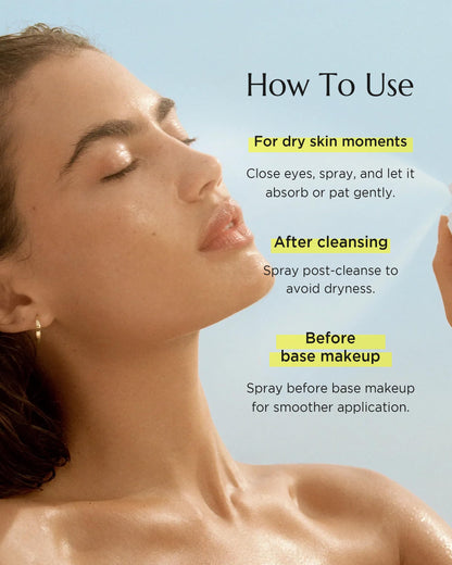 CHICHO Boosting Serum: Korean Sage Water, Vitamin B12 & Niacinamide – Hydrating Vegan Face Spray 3.38 fl oz