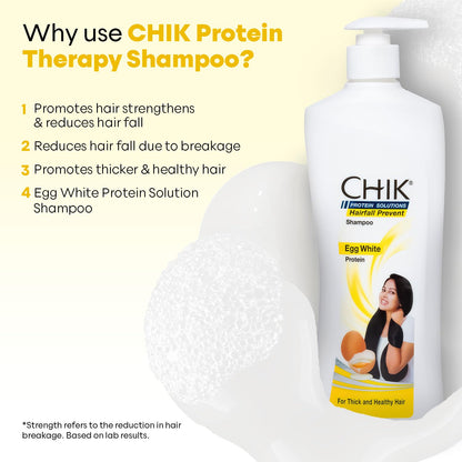 Chik Hairfall Prevent Egg Shampoo 340ml – Nourishing Egg White Protein