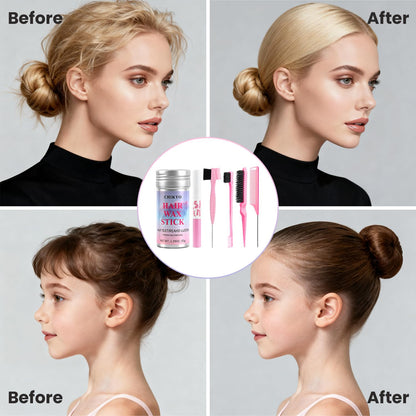 Chikyo Hair Wax Stick 6-Piece Styling Tools Set – Edge Control & Slick Back Kit