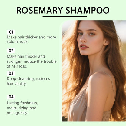 ChLNDalin Rosemary Hair Growth Shampoo with Hydrolyzed Keratin – Nourishes & Regenerates (Pack of 2)