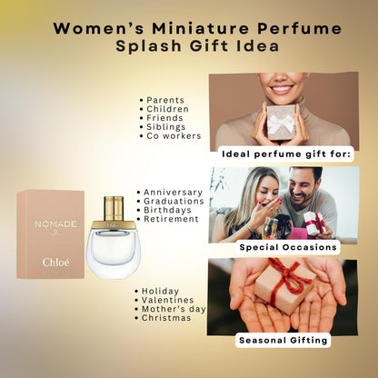 Chloe NOMADE Mini Perfume EDP for Women – Travel Size 5 ml | Chloe
