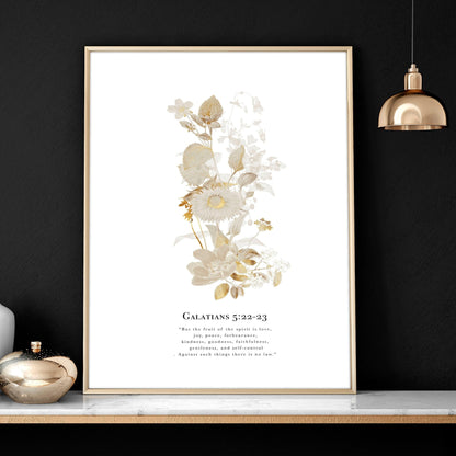 Bible quote wall art | set of 3 Christian wall art prints