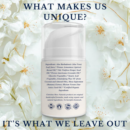 Christina Moss Naturals Original Moisturizer – Organic, Gentle, Non-Toxic Skincare