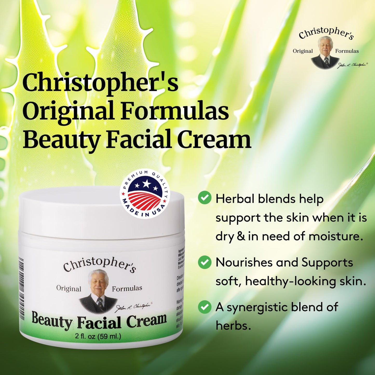 Christopher's Original Formulas Beauty Facial Cream - 2 oz, 2 Pack