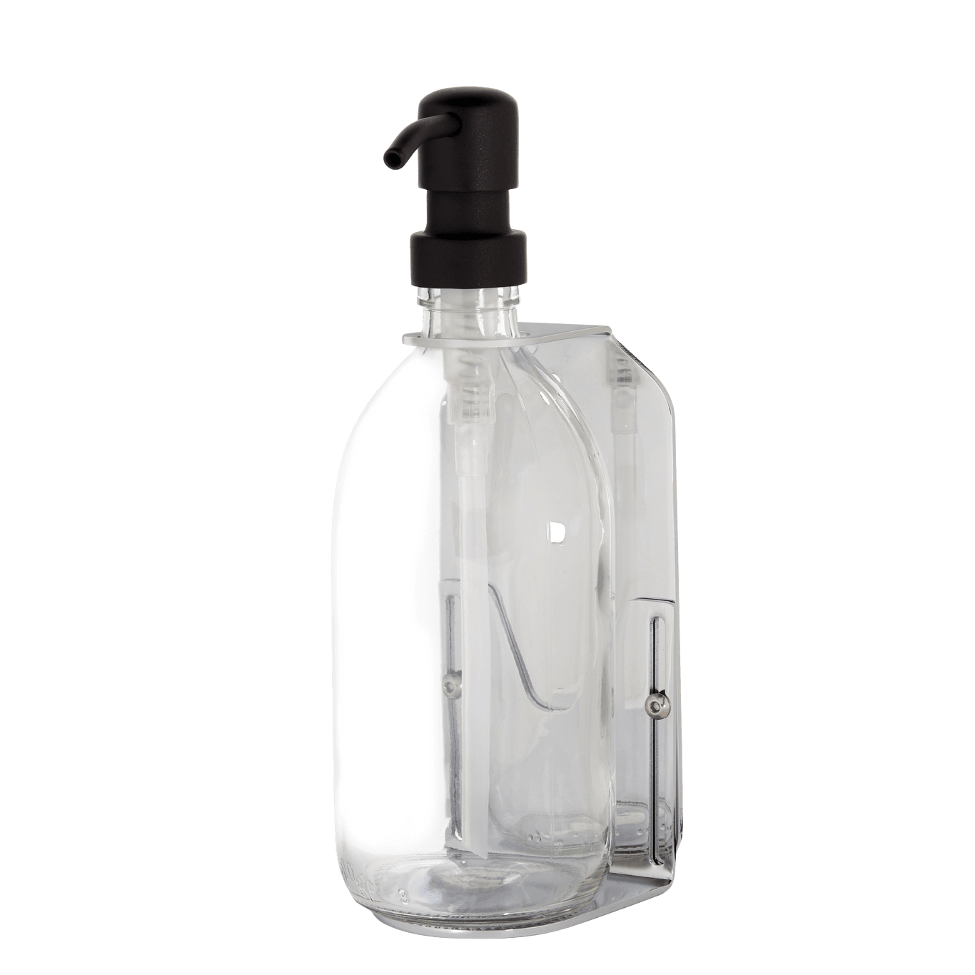 Chrome Single Wall Mounted Soap Dispenser