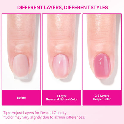 CHUCHU Nail Strengthener 8-in-1 Dusty Rose – 15ml