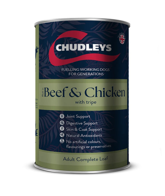 Chudleys Beef & Chicken Tripe Wet 12x395g