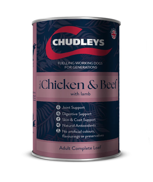 Chudleys Chicken & Beef with Lamb Wet 12x395g