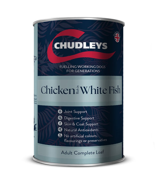 Chudleys Chicken Rich in White Fish 12 x 395g