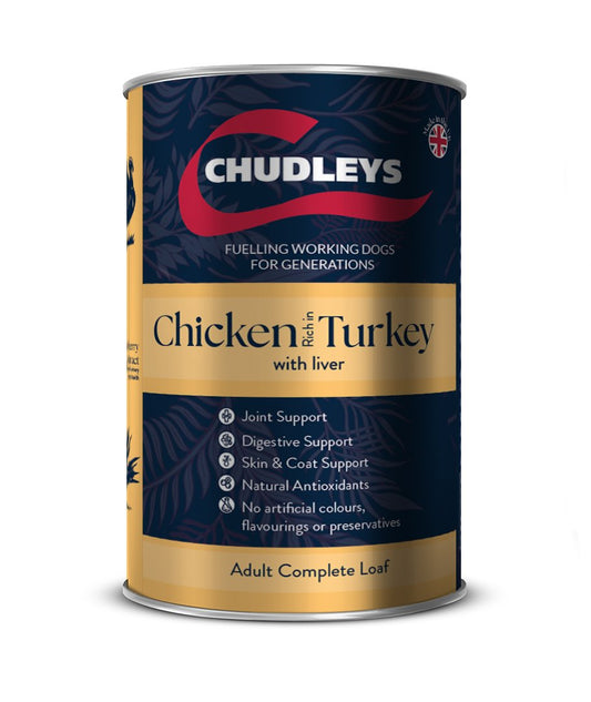 Chudleys Chicken, Turkey & Liver Wet 12x395g